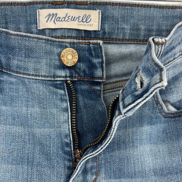 Madewell High Riser Skinny Distressed Light Wash Jeans Women’s Size 24 - Picture 5 of 12